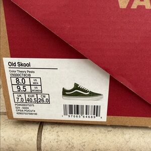 Vans Old Skool Green Sneakers